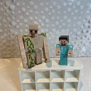 Minecraft Iron Golem & Steve 👾Action figures